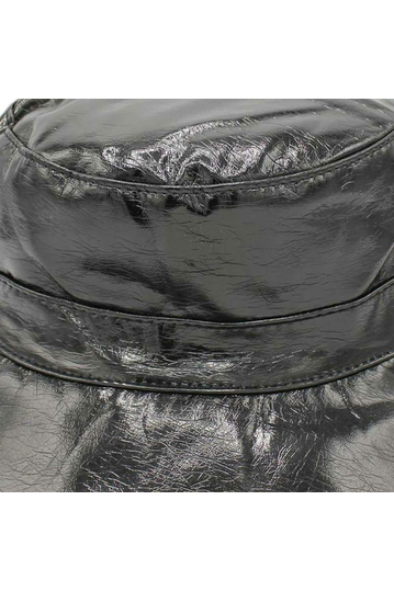 Bucket Hat PU Black