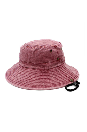 Bucket καπέλο - Washed Bordeaux