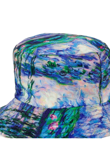 Reversible Bucket Hat Purple Multi -Black