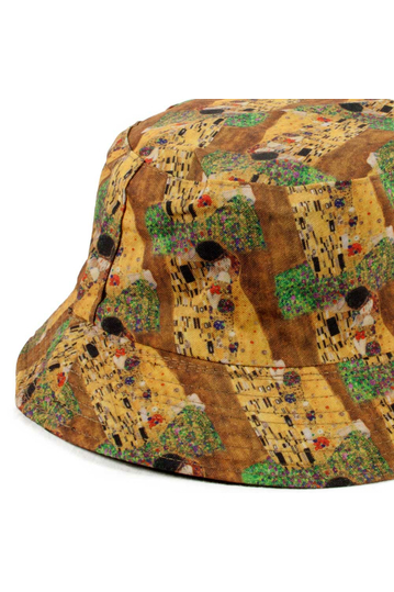 Reversible Bucket Hat Multi Beige-Black