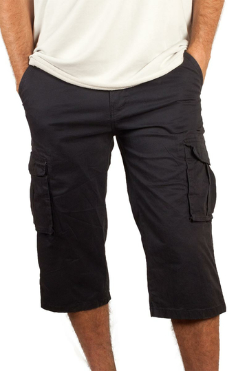 Men's cargo shorts dark blue