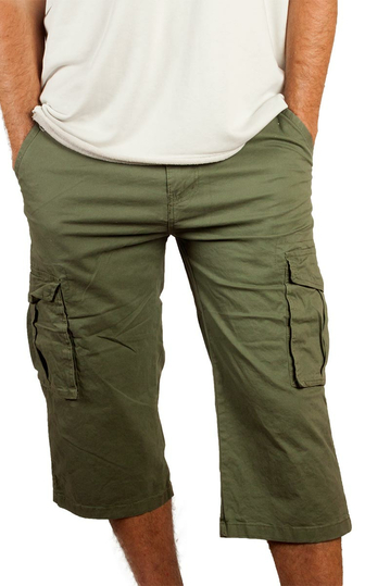 Men's cargo shorts olive