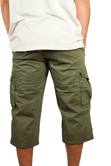 Ανδρική cargo βερμούδα λαδί