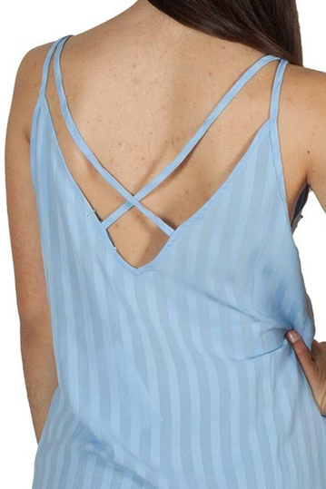 Rut & Circle cross back cami light blue