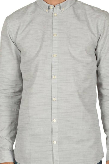 Minimum Crescent πουκάμισο γκρι/μεταλλικό γκρι μελανζέ