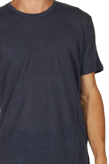 Minimum Declan ανδρικό t-shirt σκούρο μπλε μελανζέ