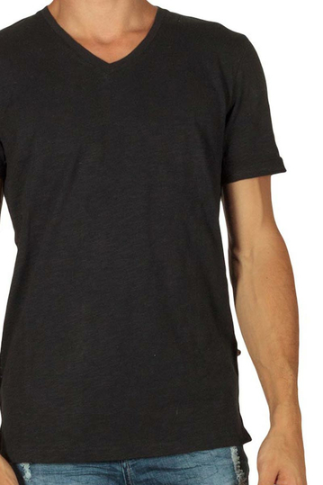 Minimum Earlham ανδρικό slub t-shirt μαύρο