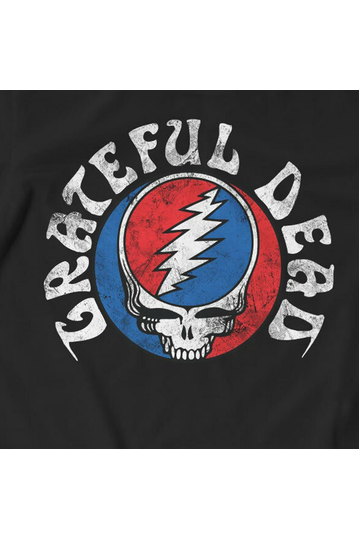 Grateful Dead Distressed T-Shirt Black