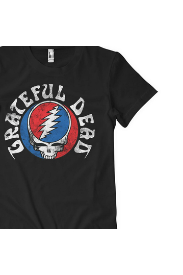 Grateful Dead Distressed T-Shirt Black