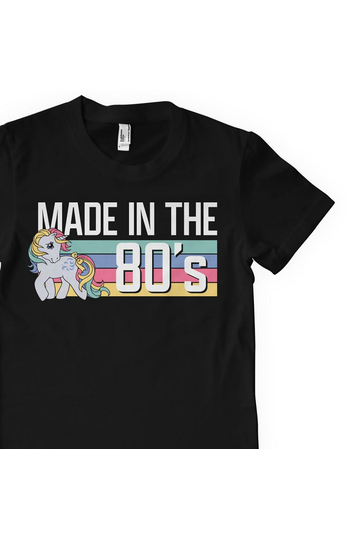 My Little Pony T-Shirt Made In The 80's Black