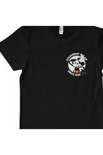 Steamboat Willie 28 T-Shirt Black