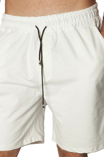 French Terry βερμούδα εκρού