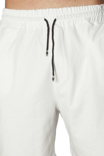 French Terry βερμούδα λευκή