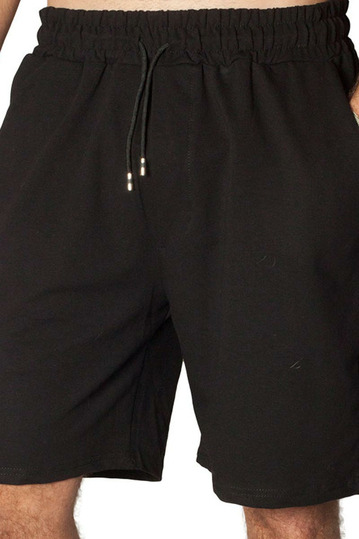French Terry βερμούδα μαύρη