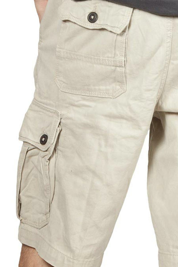 Ανδρική cargo βερμούδα σε χρώμα πάγου