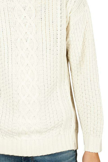 Anerkjendt Aknoel organic cotton πουλόβερ εκρού