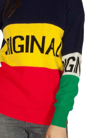 Daisy Street color block jumper