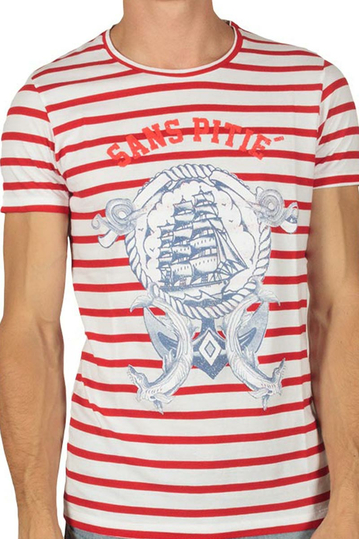 French Kick Froussard ανδρικό t-shirt κόκκινο