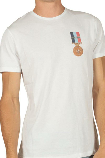 French Kick ανδρικό t-shirt Polichinelle white