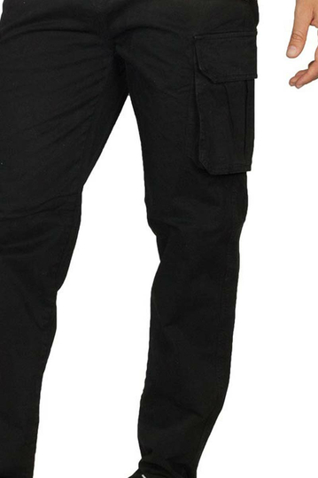 Harvest cargo παντελόνι μαύρο