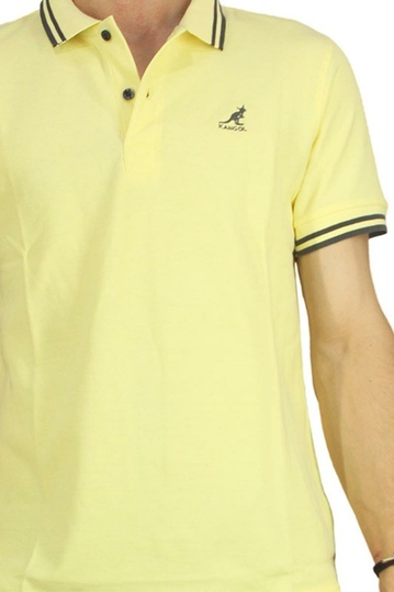 Kangol polo μπλουζάκι Joshua παλ κίτρινο