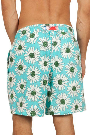 Gerry Nick ανδρικό μαγιό γαλάζιο φλοράλ