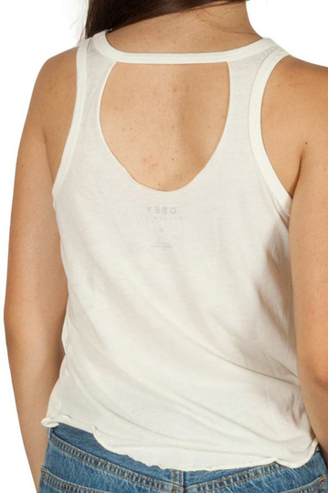 Obey Cult of dark smoke tank top cloud white