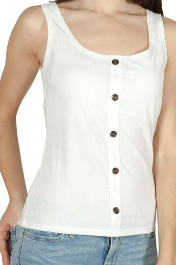 Rut & Circle sleeveless top white
