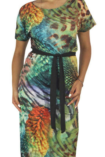 Smash κοντομάνικο maxi φόρεμα