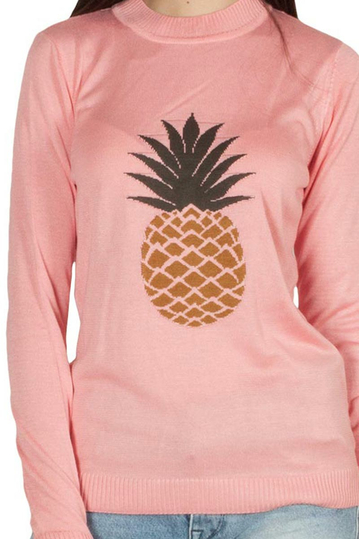 Soft Rebels Anna πλεκτή μπλούζα ροζ