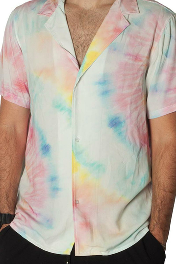 Tie dye καλοκαιρινό πουκάμισο