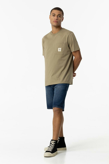 Tiffosi Loose Fit Denim Shorts Blue