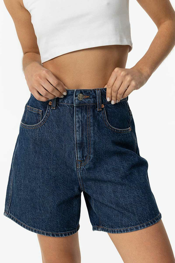 Tiffosi High Waist Mom Fit Denim Shorts