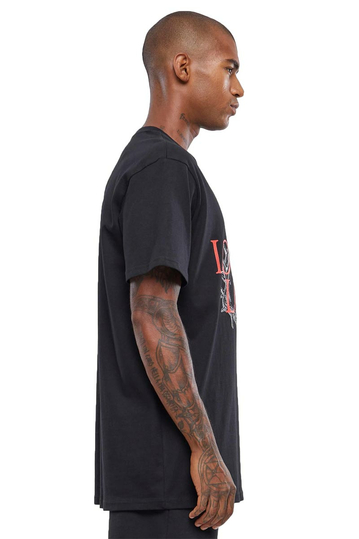 Upscale Studios God Loyalty Love Oversize T-shirt Black