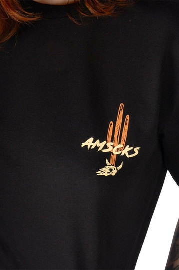 American Socks Unisex T-shirt Death Valley Black