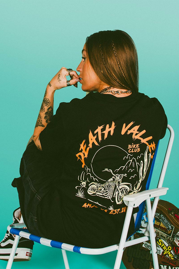 American Socks Unisex T-shirt Death Valley Black