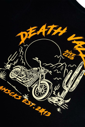 American Socks Unisex T-shirt Death Valley Black