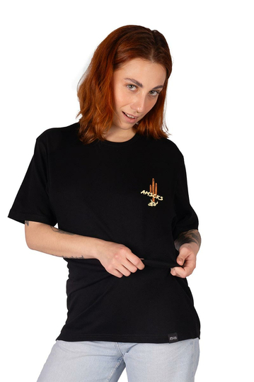 American Socks Unisex T-shirt Death Valley Black