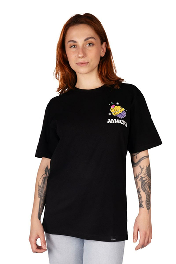 American Socks Unisex T-shirt Cupcake Black