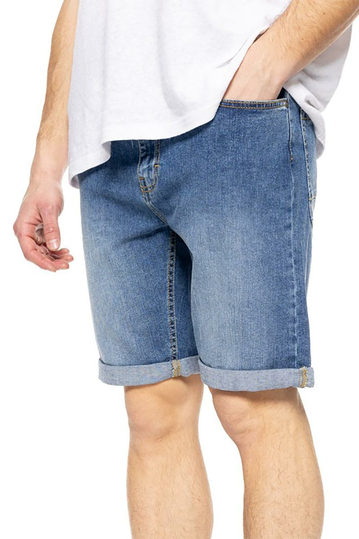 Splendid denim βερμούδα mid wash