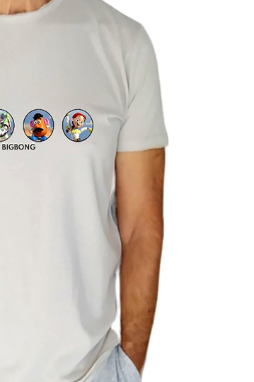 Bigbong Comic T-shirt Light Grey