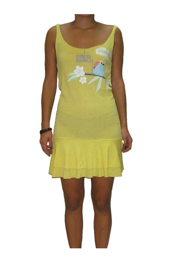 Kanabeach mini strap dress in yellow