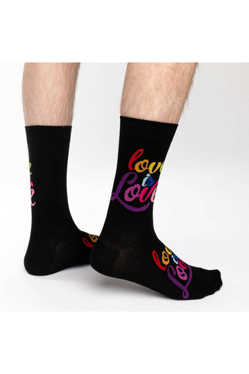 Good Luck Sock Men's Socks Love Is Love