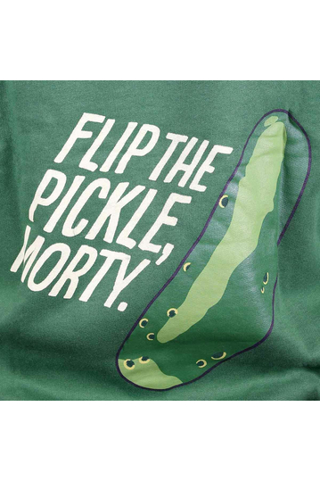 Cotton Division Rick & Morty Hoodie Flip the Pickle