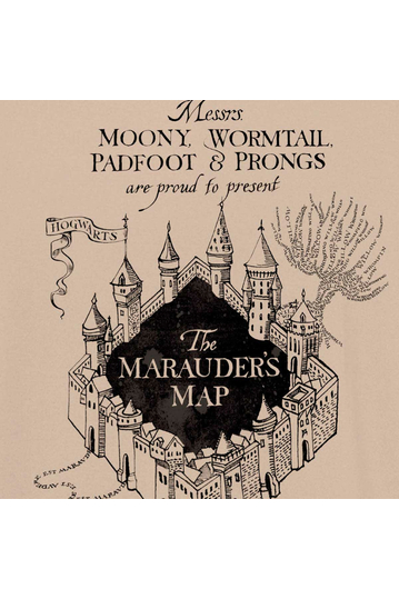 Cotton Division T-shirt Harry Potter - The Marauder's Map