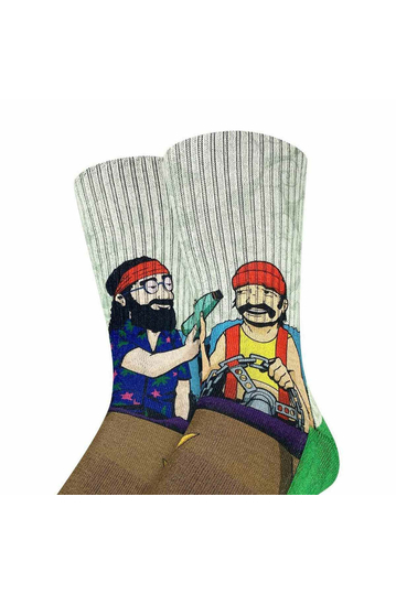 Good Luck Sock Men's Socks Cheech & Chong Pass The Blunt