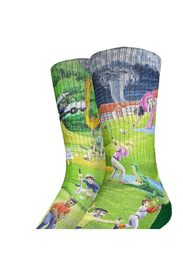 Good Luck Sock Men's Socks Crazy Golf