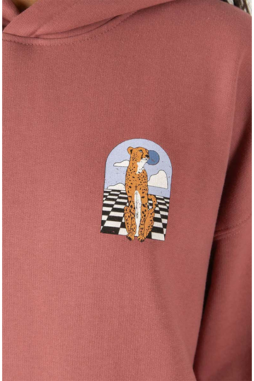 Kaotiko Fearless Dreamer Hoodie Burgundy