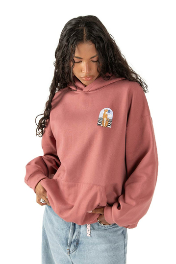 Kaotiko Fearless Dreamer Hoodie Burgundy