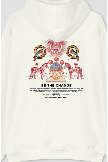 Kaotiko Nairobi Ivory Hoodie